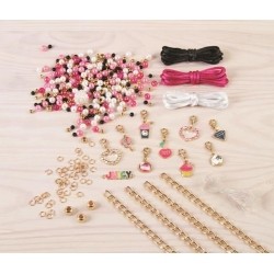 Make it real - Zestaw do tworzenia bransoletek - Juicy Couture Pink and Precious