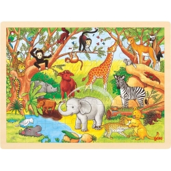 Ogromne puzzle drewniane Afryka-81066