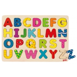 Goki Puzzle ABC układanka alfabet - duże litery-82179