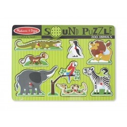 Puzzle dźwiękowe - Zoo-82296