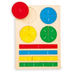 Puzzle ułamki - pomoc dydaktyczna dla dzieci-5704