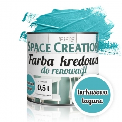 Farba do renowacji Space Creation Intense - turkusowa laguna 0,5l-86852
