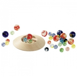 Szklaki Marbles - Szklane kulki z podstawą do grania i dekoracji-88742