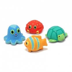 Gumowe zabawki do kąpieli - morskie stwory-89066
