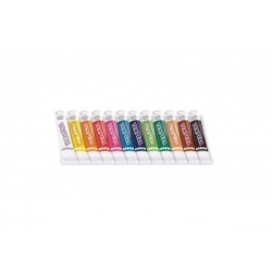 Farba tempera 12 kolorów w metalowym pudełku-90967