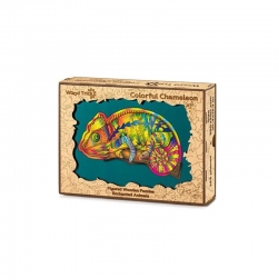 Puzzle drewniane kameleon-92064
