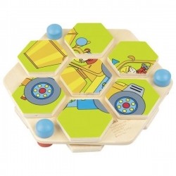 Goki puzzle hexagonalne pojazdy-92639
