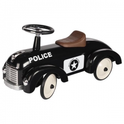 Jeździk wyścigowy czarny Policja-93548