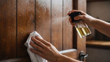 To nie detergent: jak wyczyścić drewniane drzwi, aby odzyskały dawny blask
